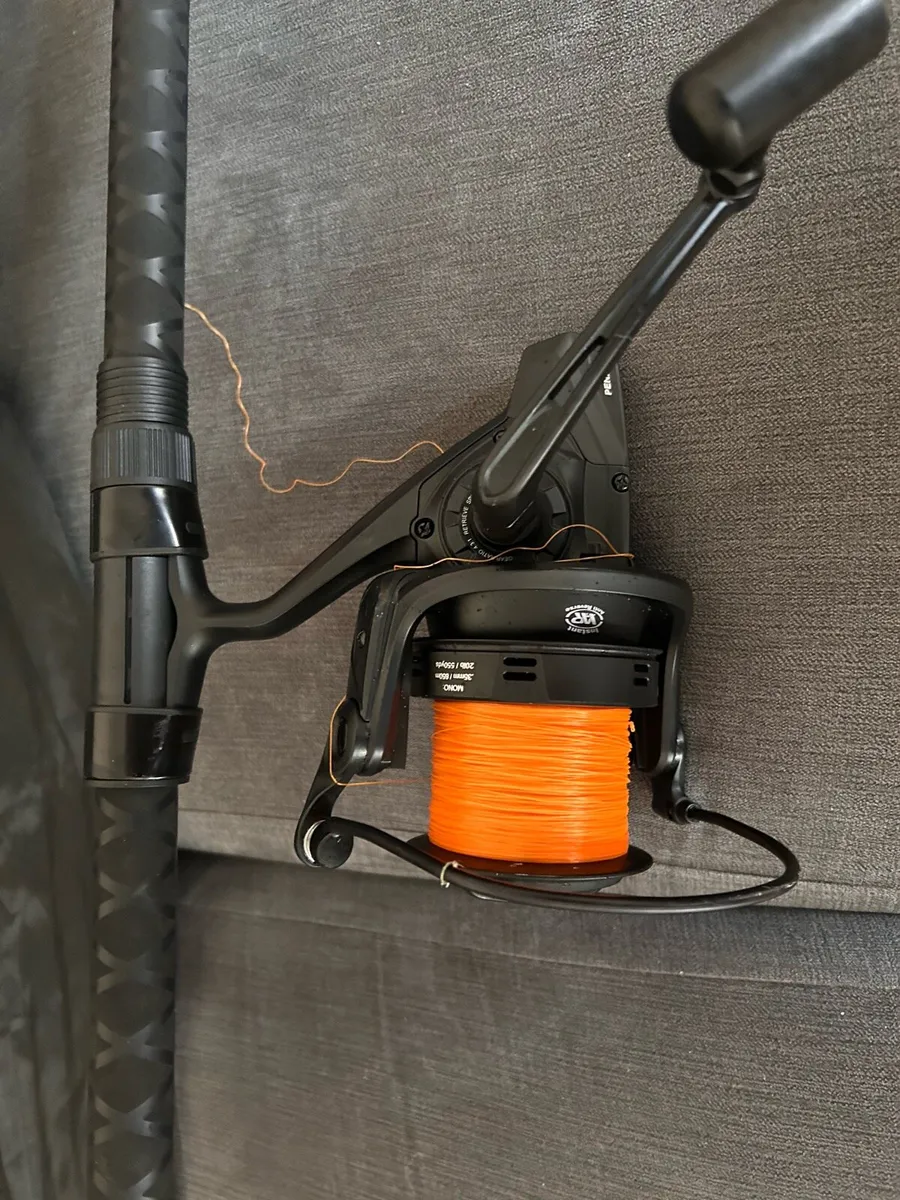 Penn tidal surfcaster fishing rod with penn rival - Image 4