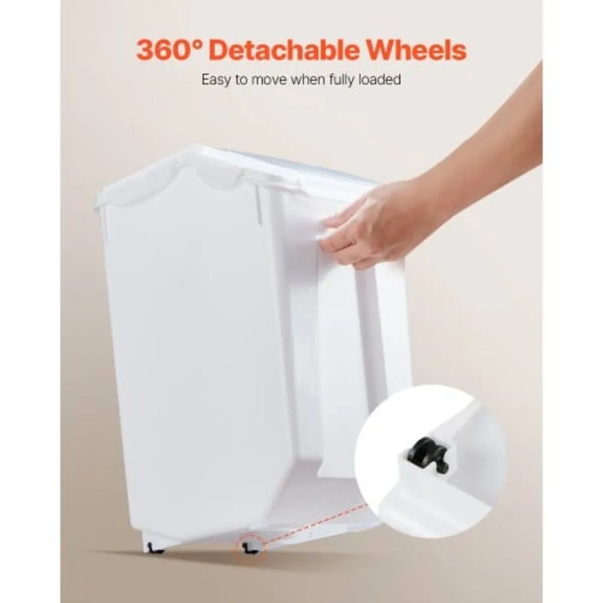 Rice Storage Container, 4.5Gallon/20L x2 Capacity - Image 4