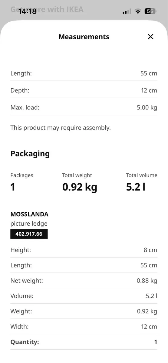 IKEA Mosslanda Shelves x 7 - Image 2