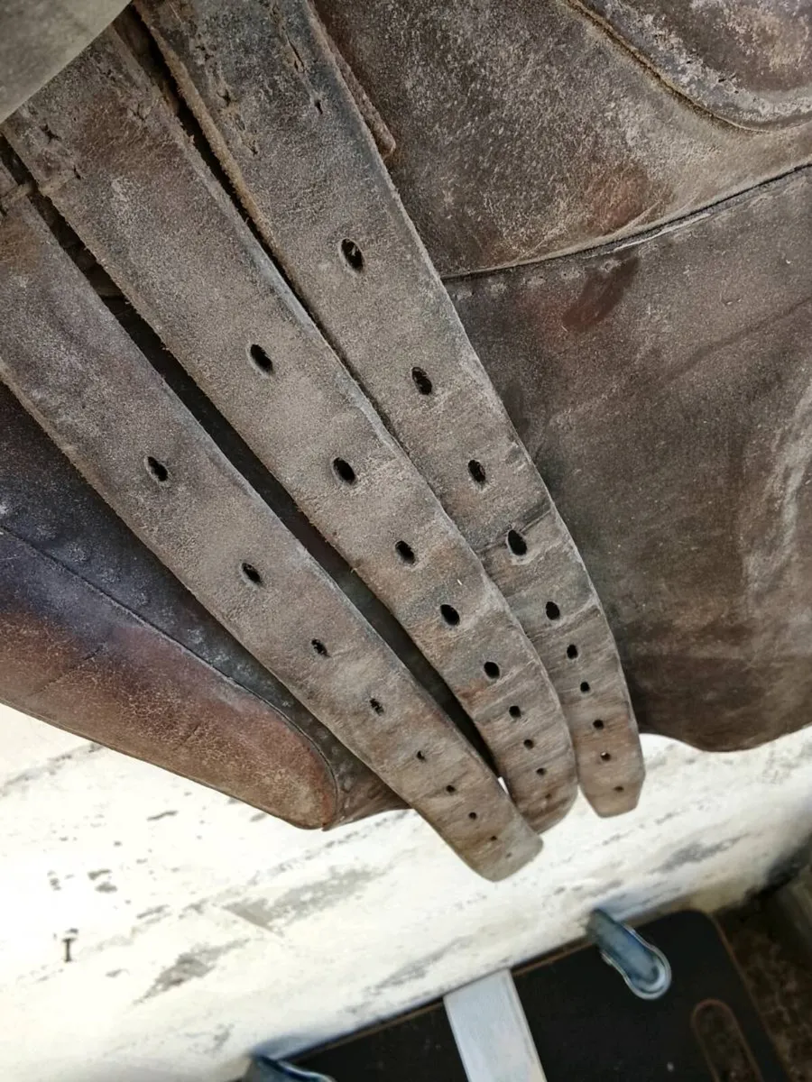 English leather saddle - Image 2