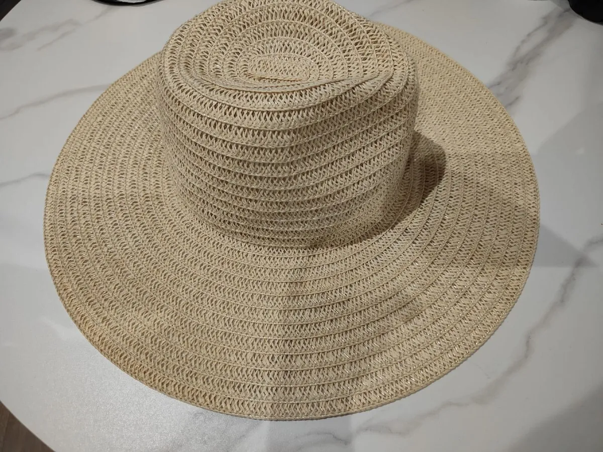 South Beach fedora wide brim hat - Image 2