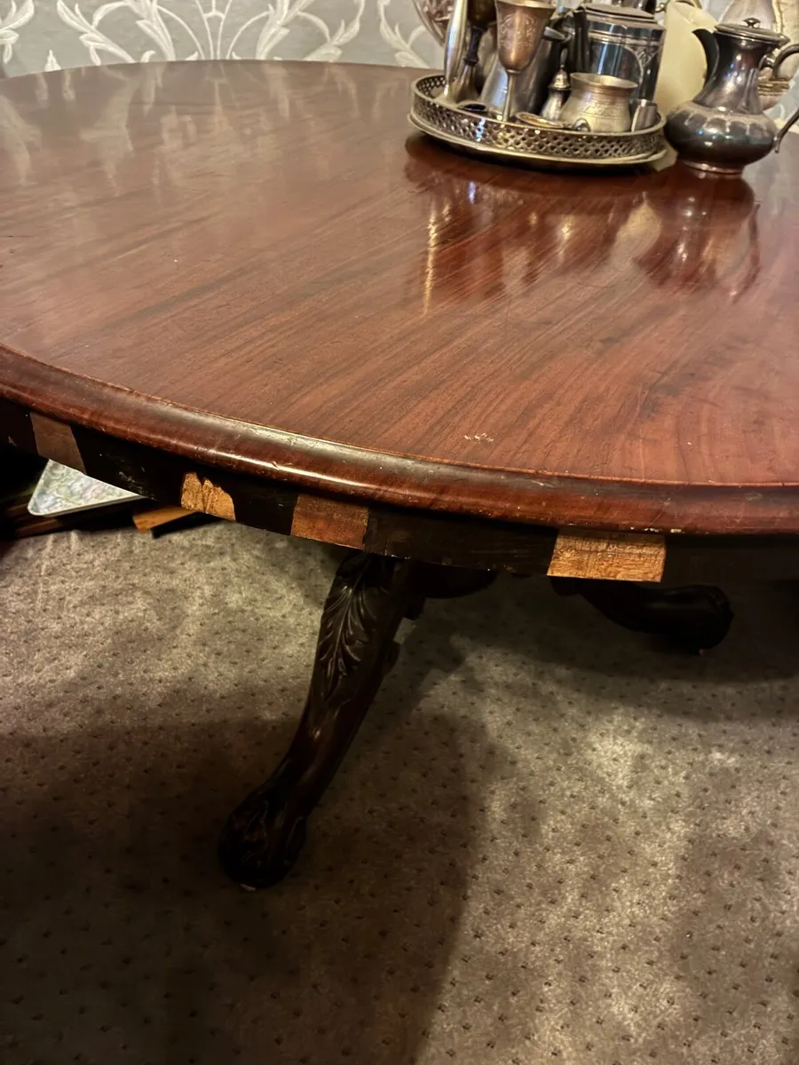 Mahogany table- antique style - Image 2