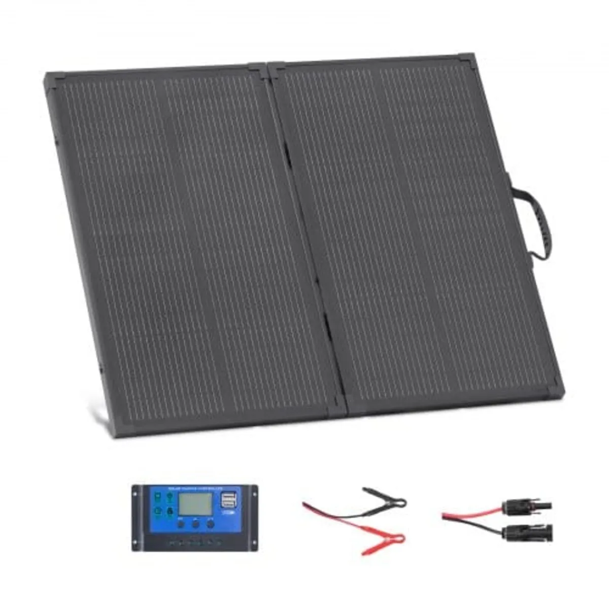 100W Foldable Solar Panel with Frame, 16BB N-Type - Image 1
