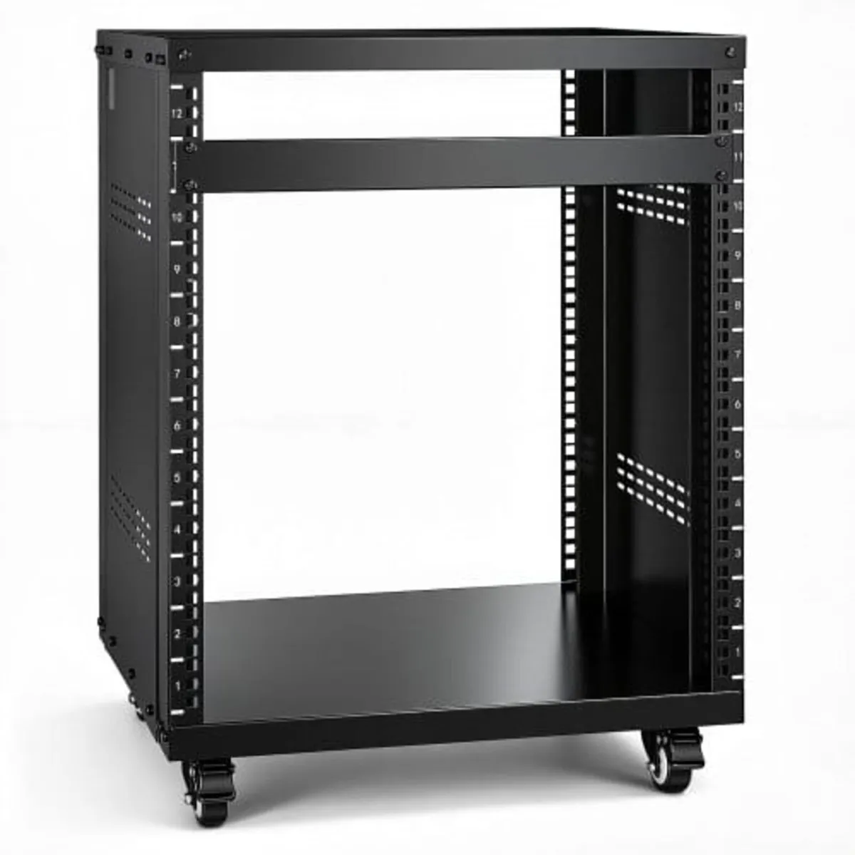 12U AV Rack Stand 226.8 kg Capacity Network Stereo - Image 1