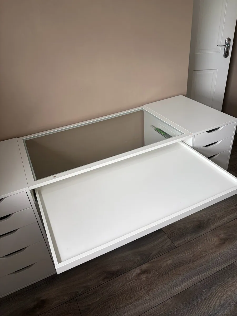 Self Modified Ikea table and drawers - Image 2
