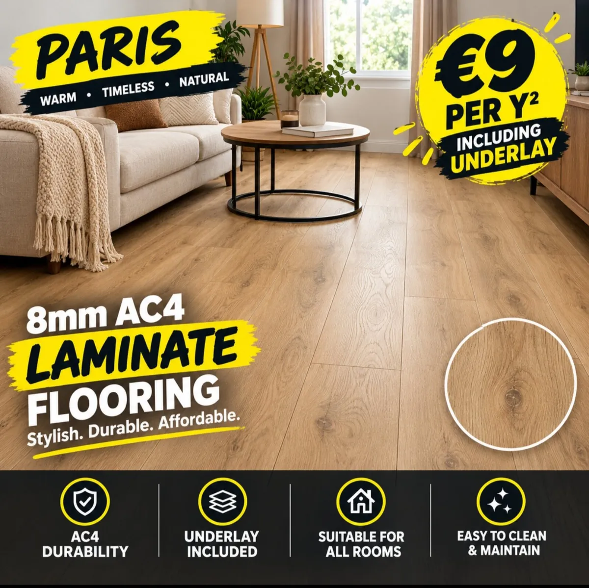 8mm laminate flooring - Image 2