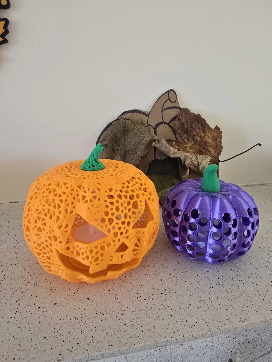 3D Printed Halloween Pumpkins – Spooky Decorative