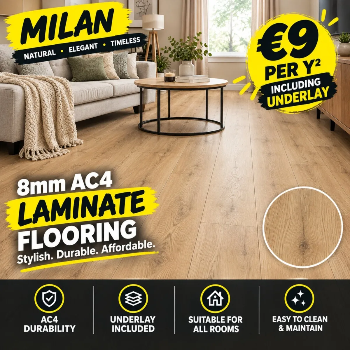 8mm laminate flooring - Image 3