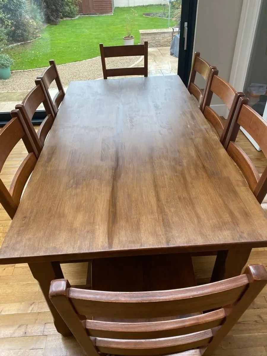 Dining Table & 8 Chairs - Image 3