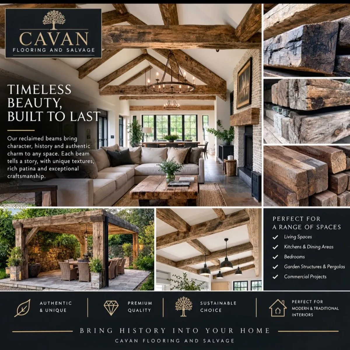 Premium Reclaimed Beams – Available - Image 4
