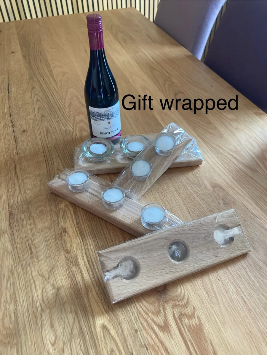 Wine stand and candle holders - Image 3