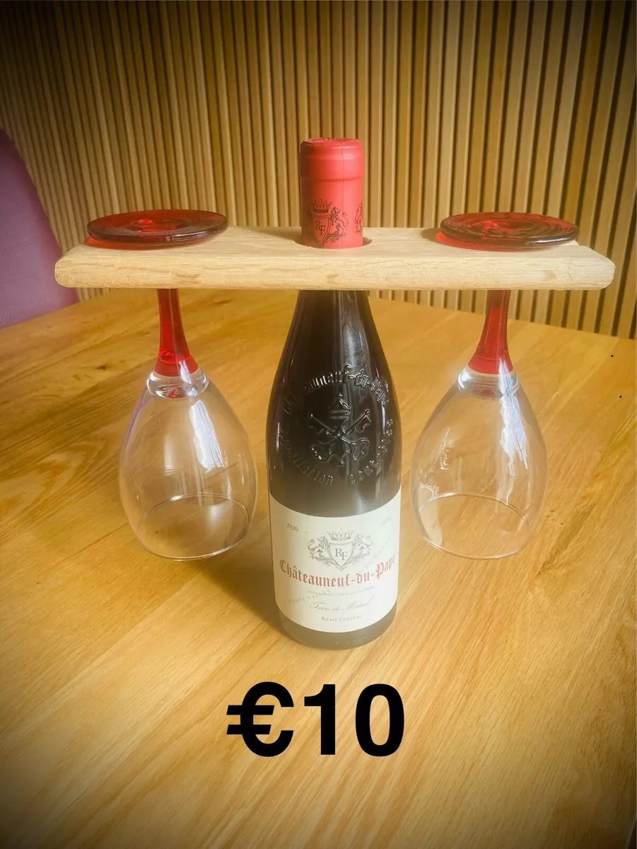 Wine stand and candle holders - Image 4