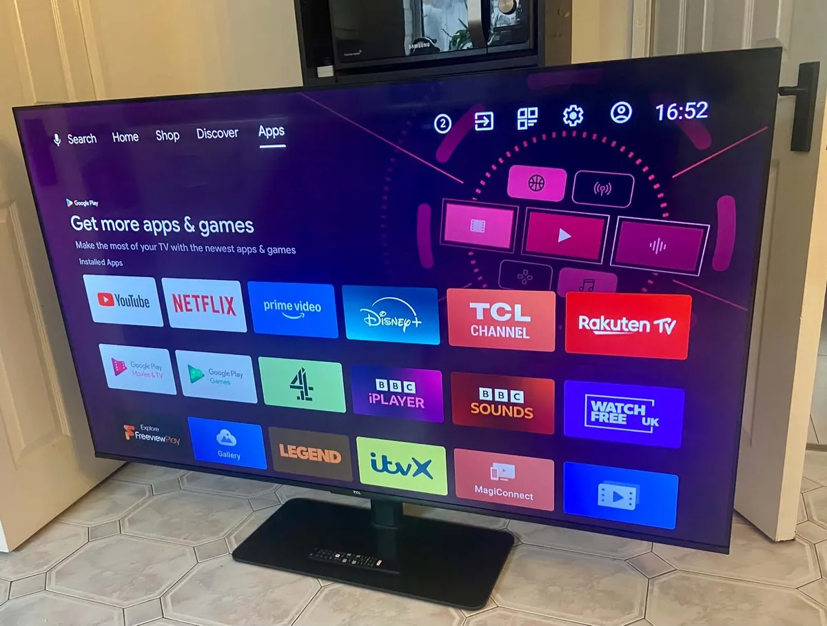 TCL 65” 4K Ultra HD Android Smart TV - Image 1