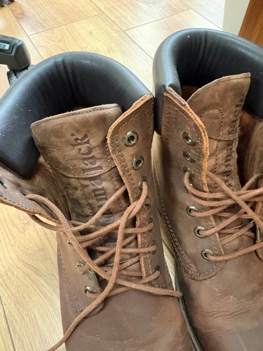 Leather Boots EU45 Panama Brown - Image 1
