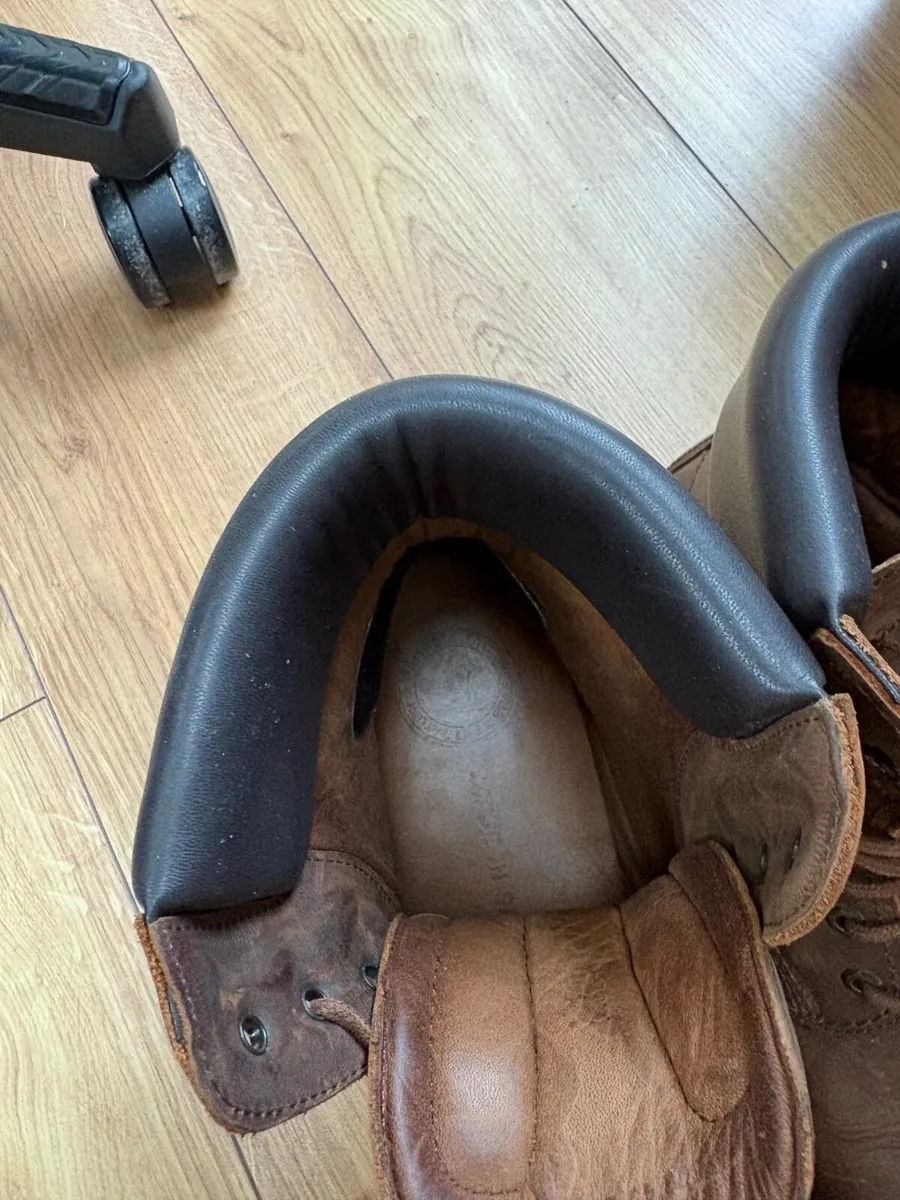 Leather Boots EU45 Panama Brown - Image 3