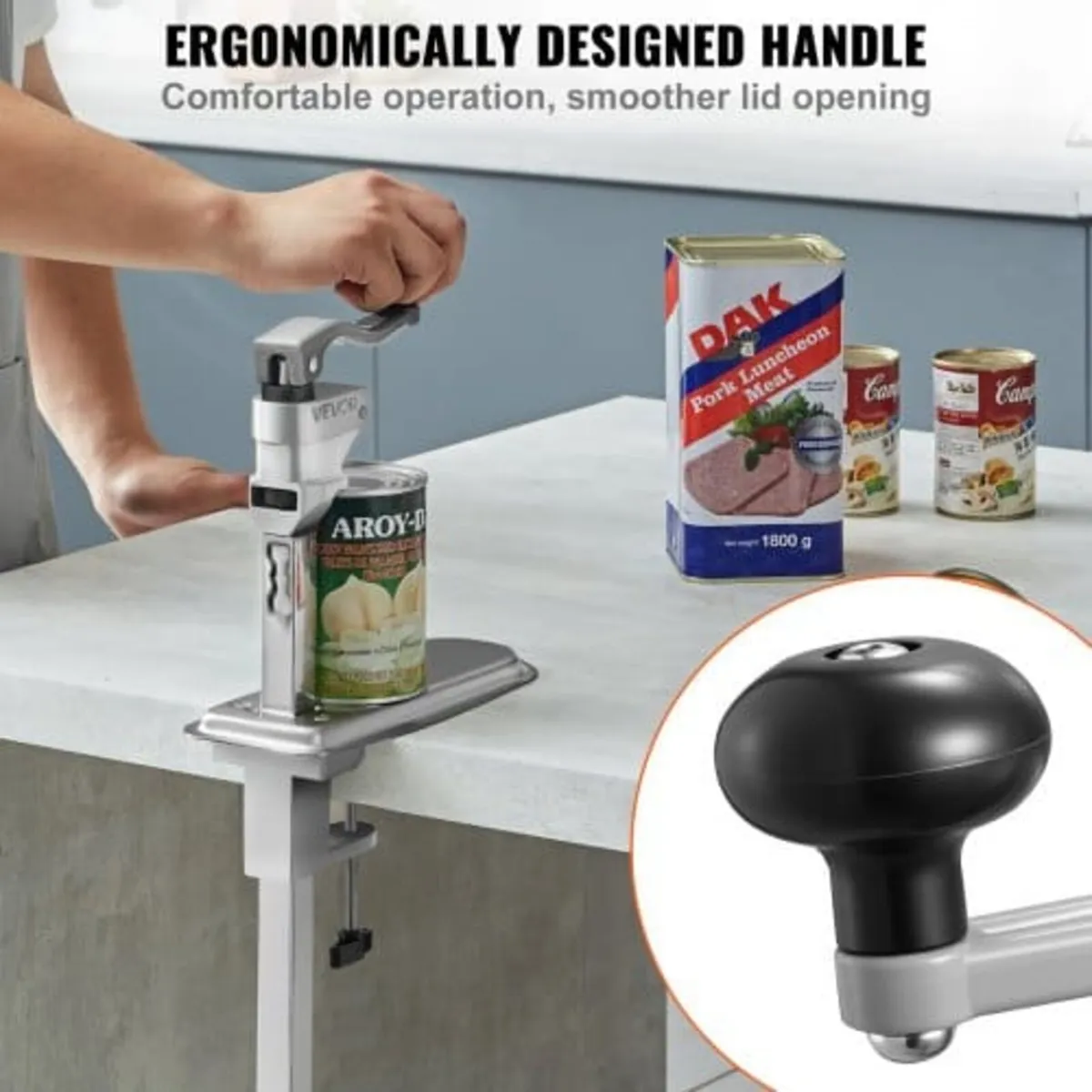 Commercial Can Opener, Heavy-Duty Manual Tabletop - Image 4