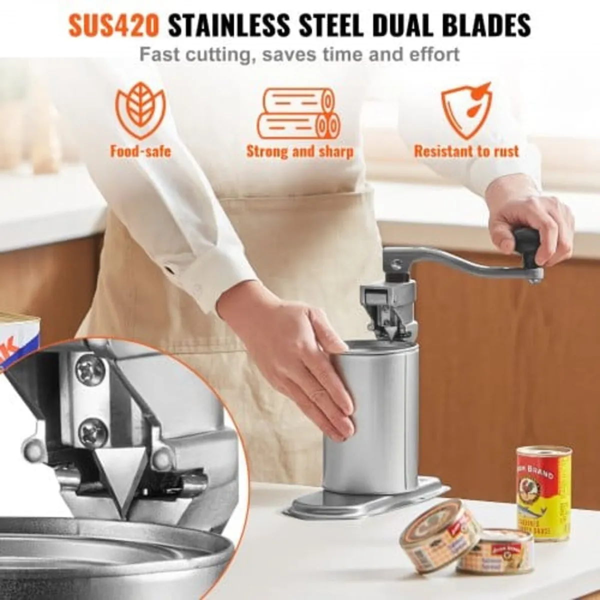 Commercial Can Opener, Heavy-Duty Manual Tabletop - Image 3