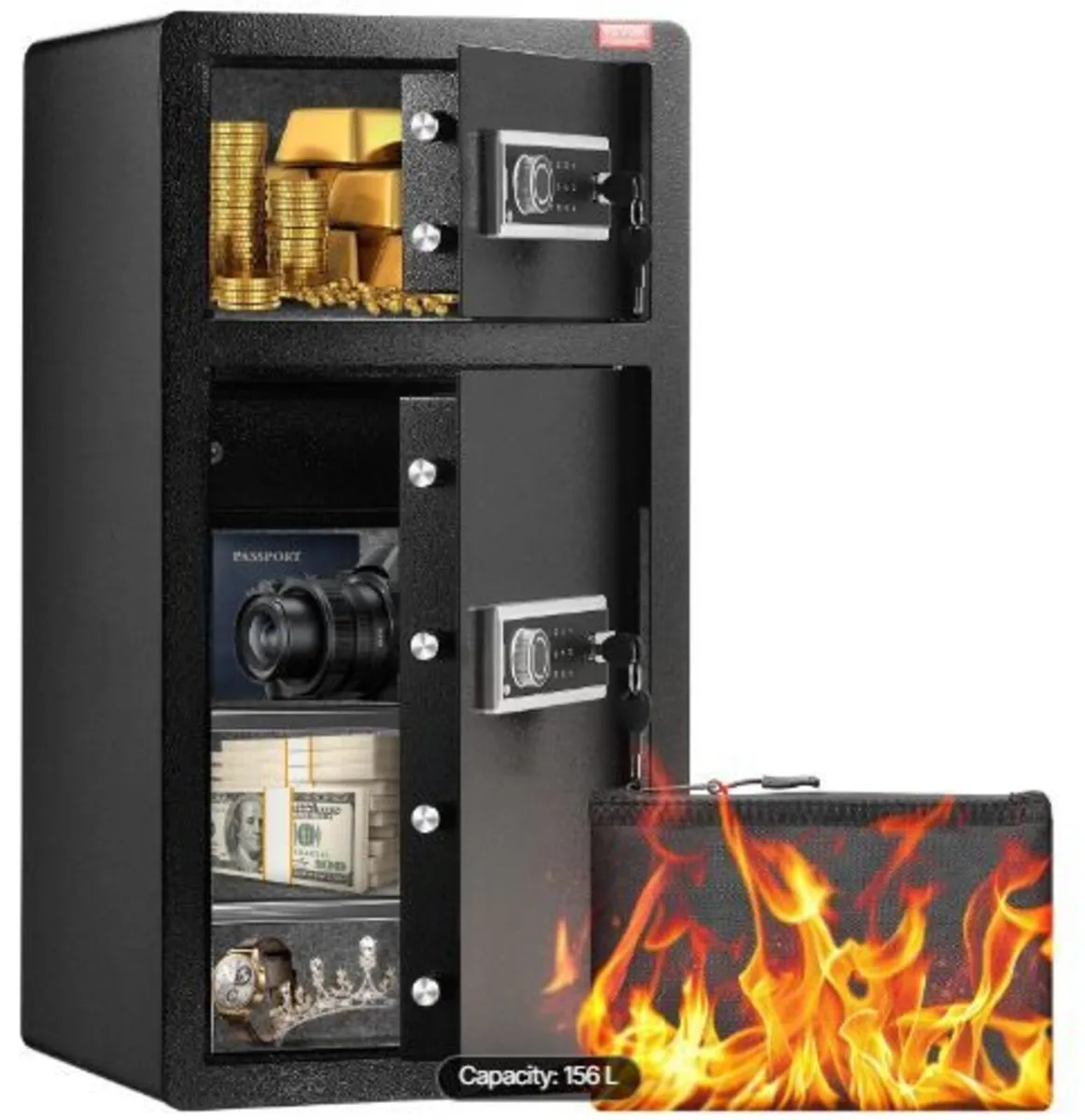 Double Doors 5.5 cu.ft Safe Box - Image 2