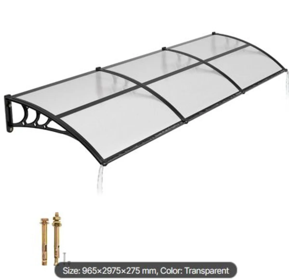 Awnings for Door Entrance, 38 x 117 in, Exterior - Image 1