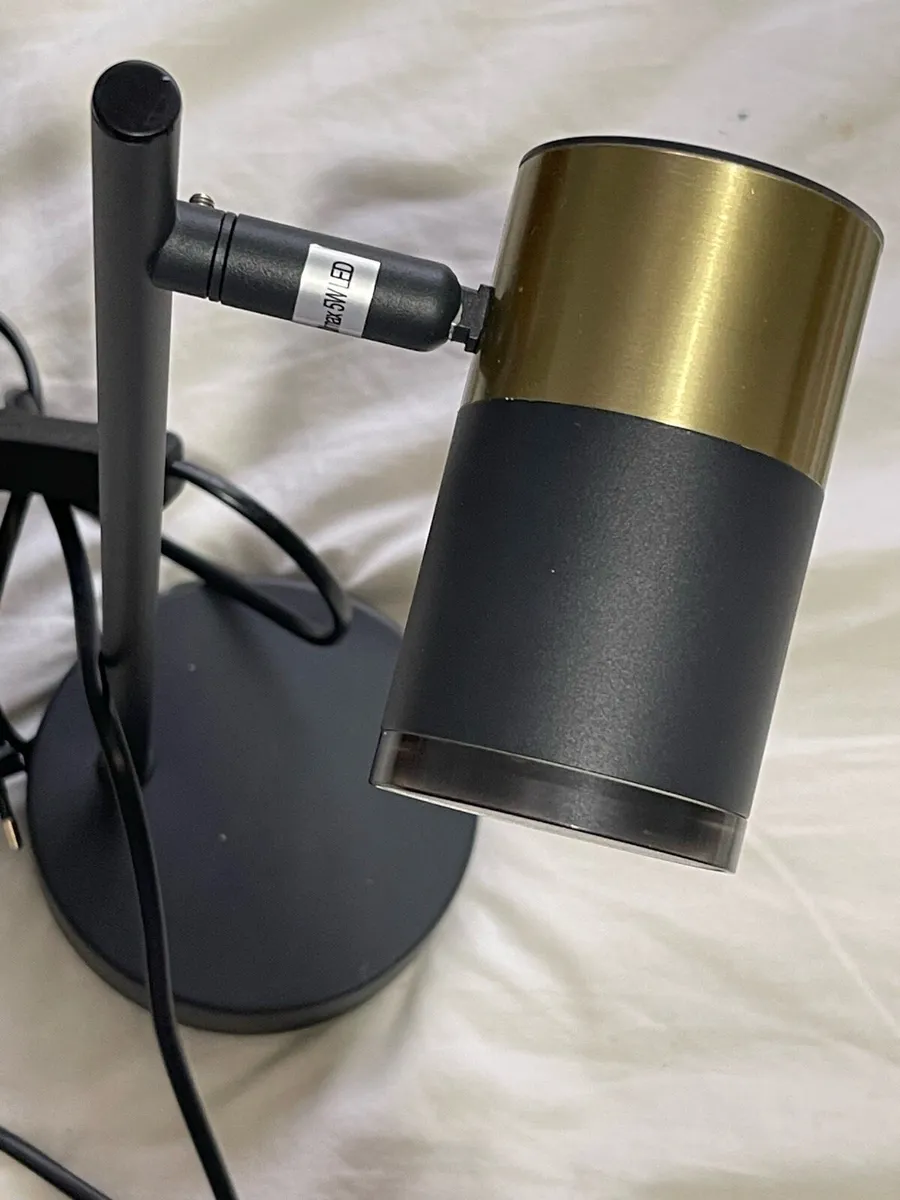 Globo Table Lamp - Brand New - Gold Rim - Image 1
