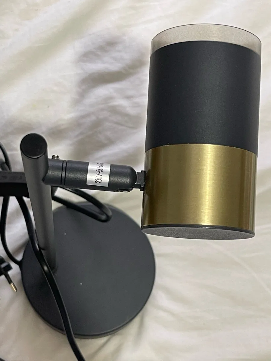 Globo Table Lamp - Brand New - Gold Rim - Image 2