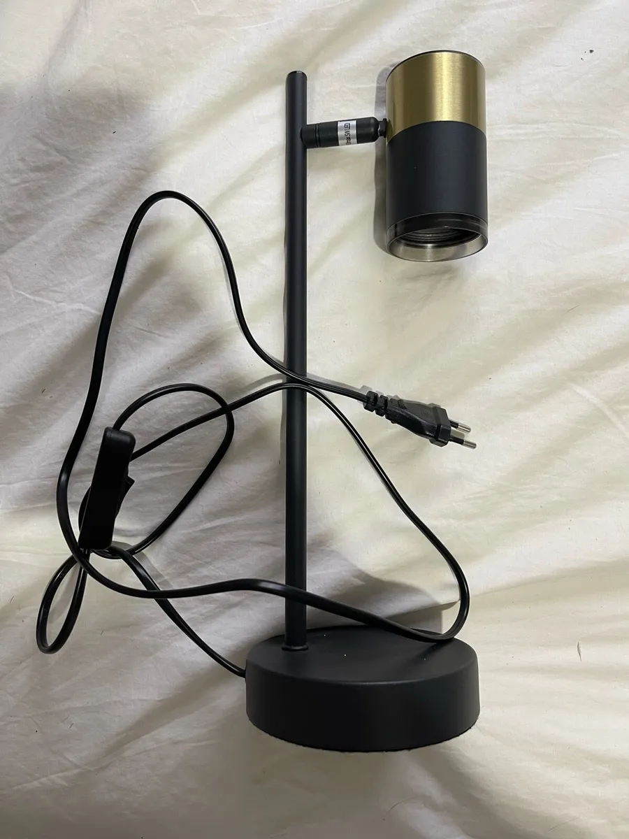 Globo Table Lamp - Brand New - Gold Rim - Image 4