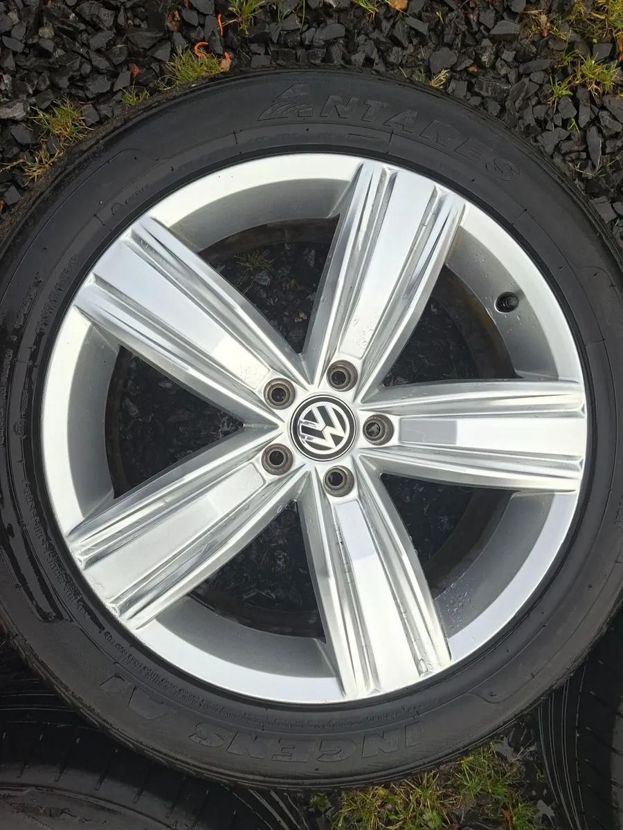 19" Genuine Vw Tiguan Alloys with tyres - Image 1