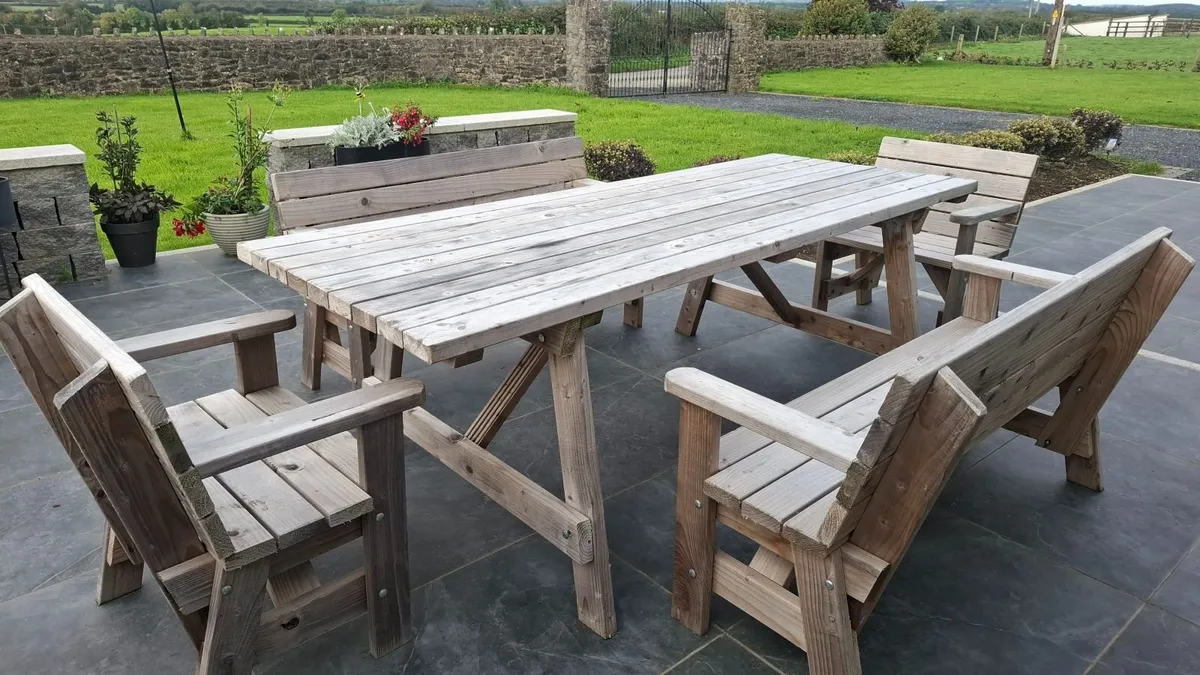 Garden Table and Chairs - Image 3