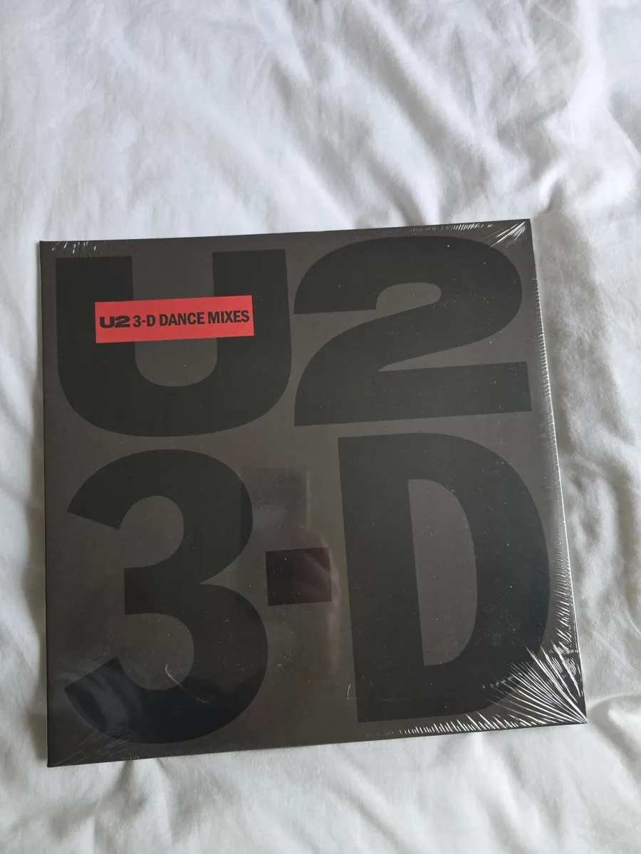 U2 – 3-D Dance Mixes 12" Vinyl EP - Image 1