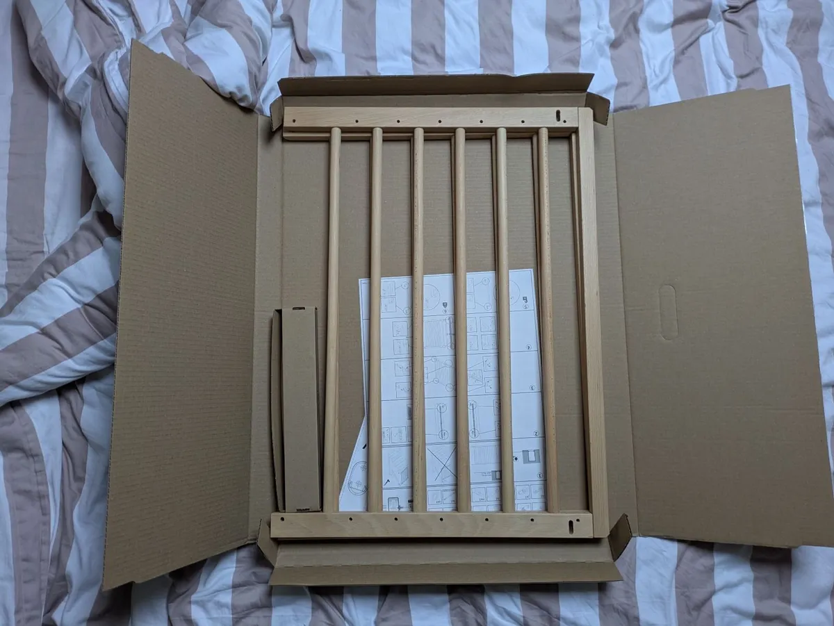 Kids Safety Wooden Stair Gate - Image 1