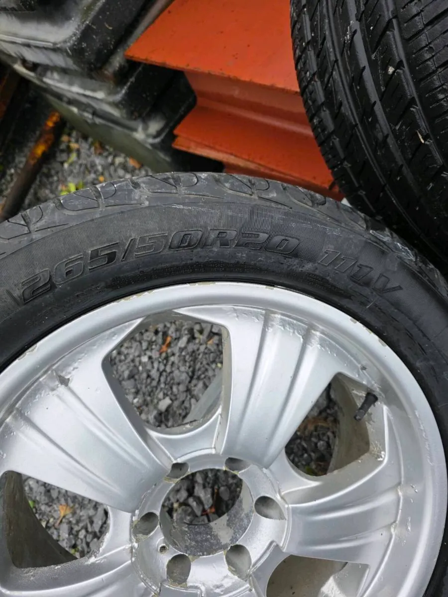 6 stud 265/50R20 wheels x4 - Image 4