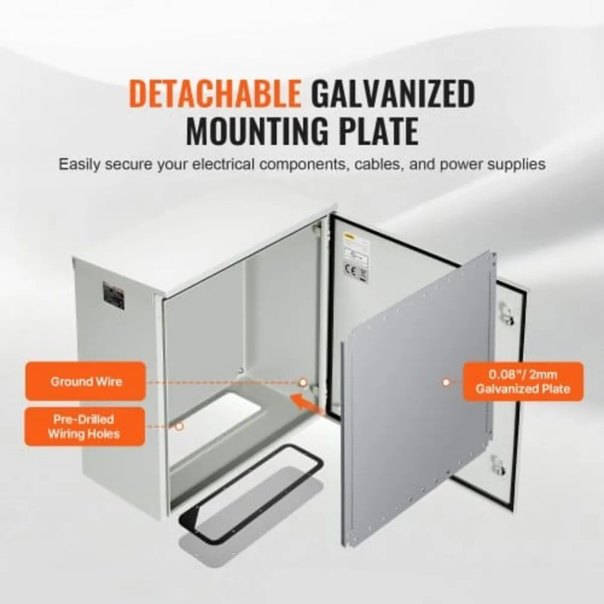 Electrical Enclosure, 60x60x30 cm, UL Certified NE - Image 3