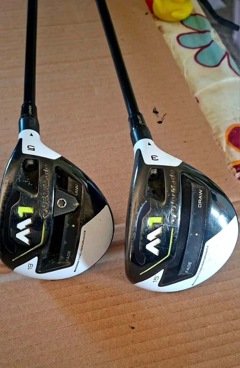 Taylormade M1 3 & 5 woods - Image 2