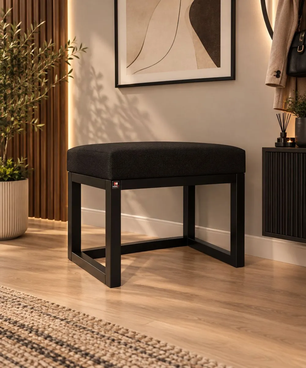 Elegant modern bench 60x40cm - Image 4