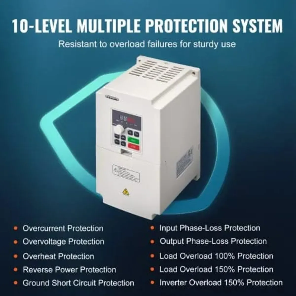 VFD 5HP, 4KW, 18A, 1 or 3 Phase AC 220V Input to 3 - Image 3