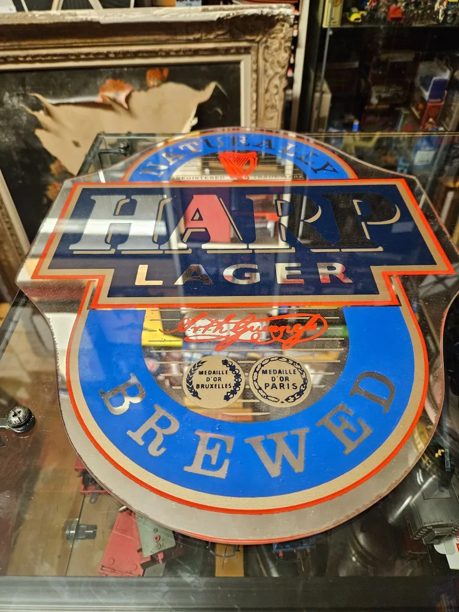 Vintage Harp Mirror - Image 2