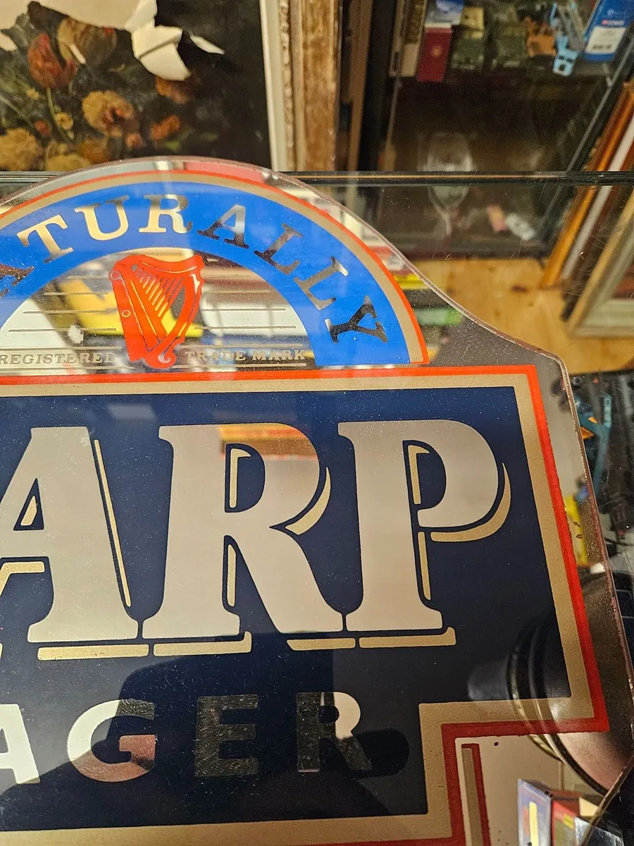 Vintage Harp Mirror - Image 3