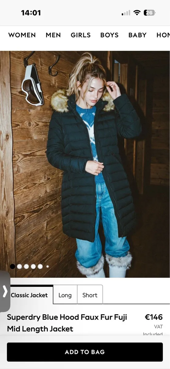 Original Super Dry coat - Image 1