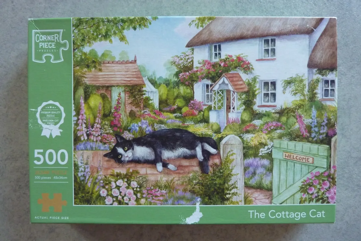 Jigsaws - Spring Cottage and Cottage cat - Image 2