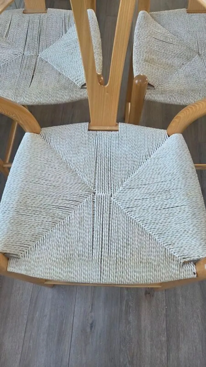3 Wishbone Island Stools - Image 2