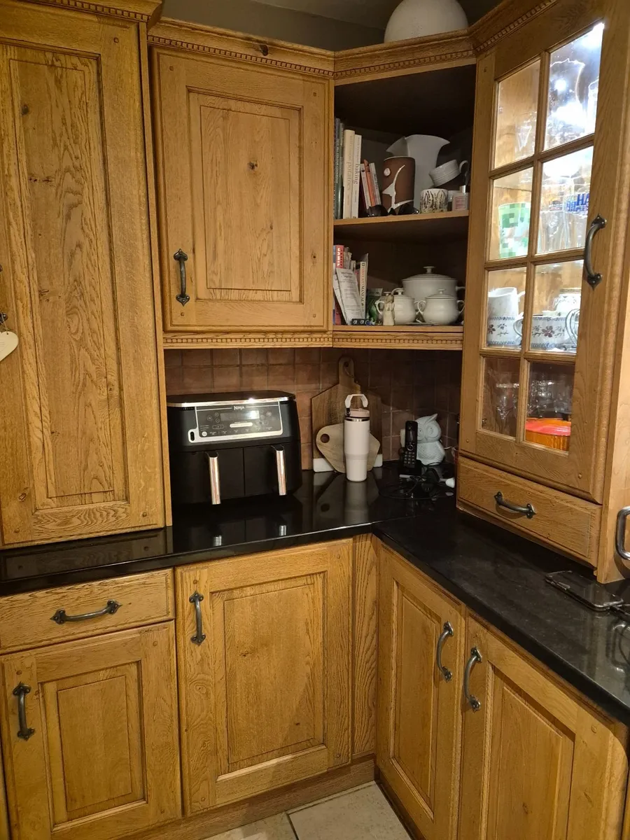 Solid oak fitted kitchen in Co Louth - Image 2