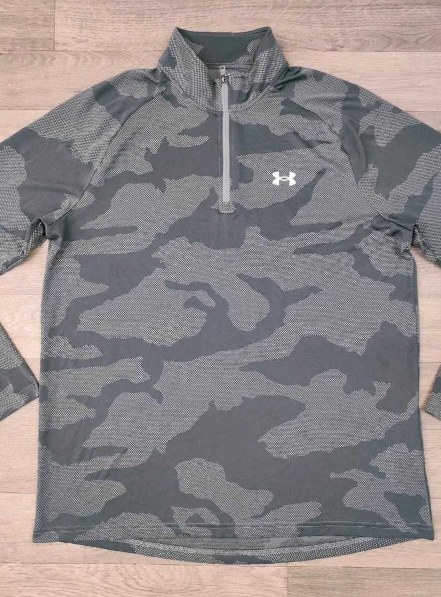 Under Armour Half Zip Golf Jumper Mens XL - Image 2