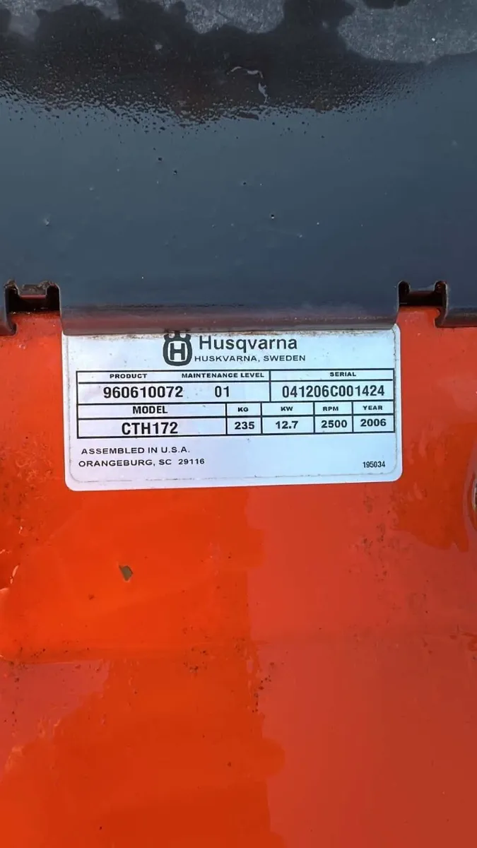Husqvarna CTH172 Ride In Lawnmower - Image 2