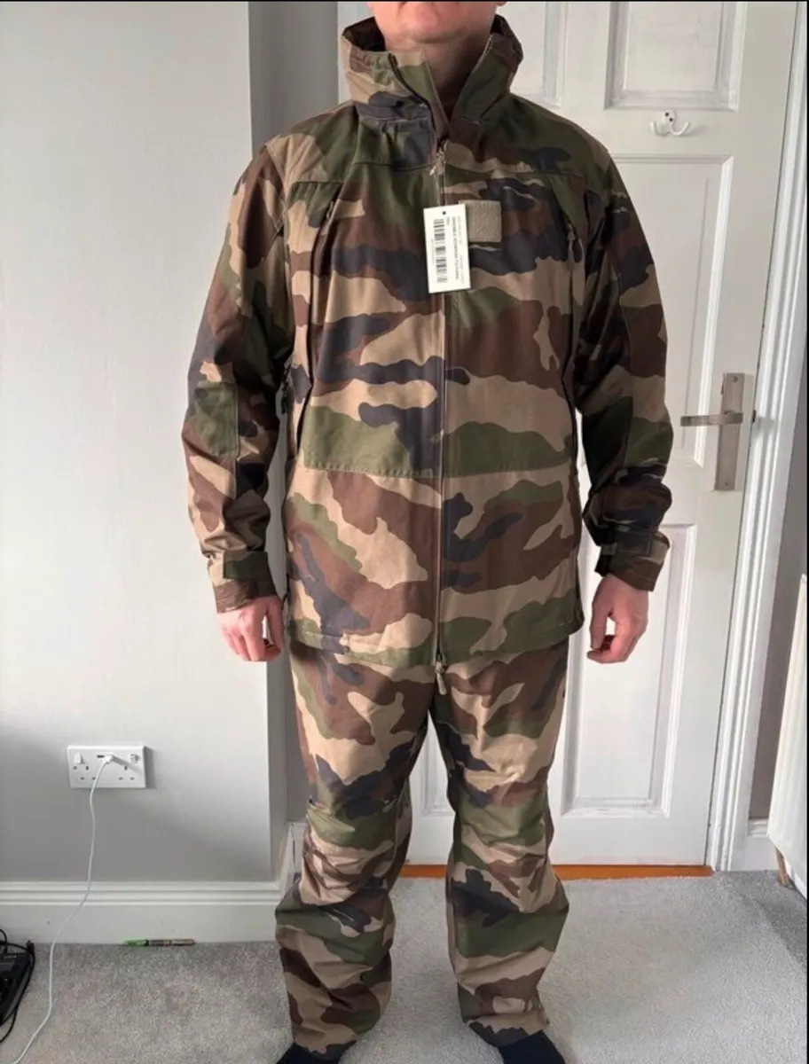 Camouflage Parka with pants Army Surplus. New - Image 1