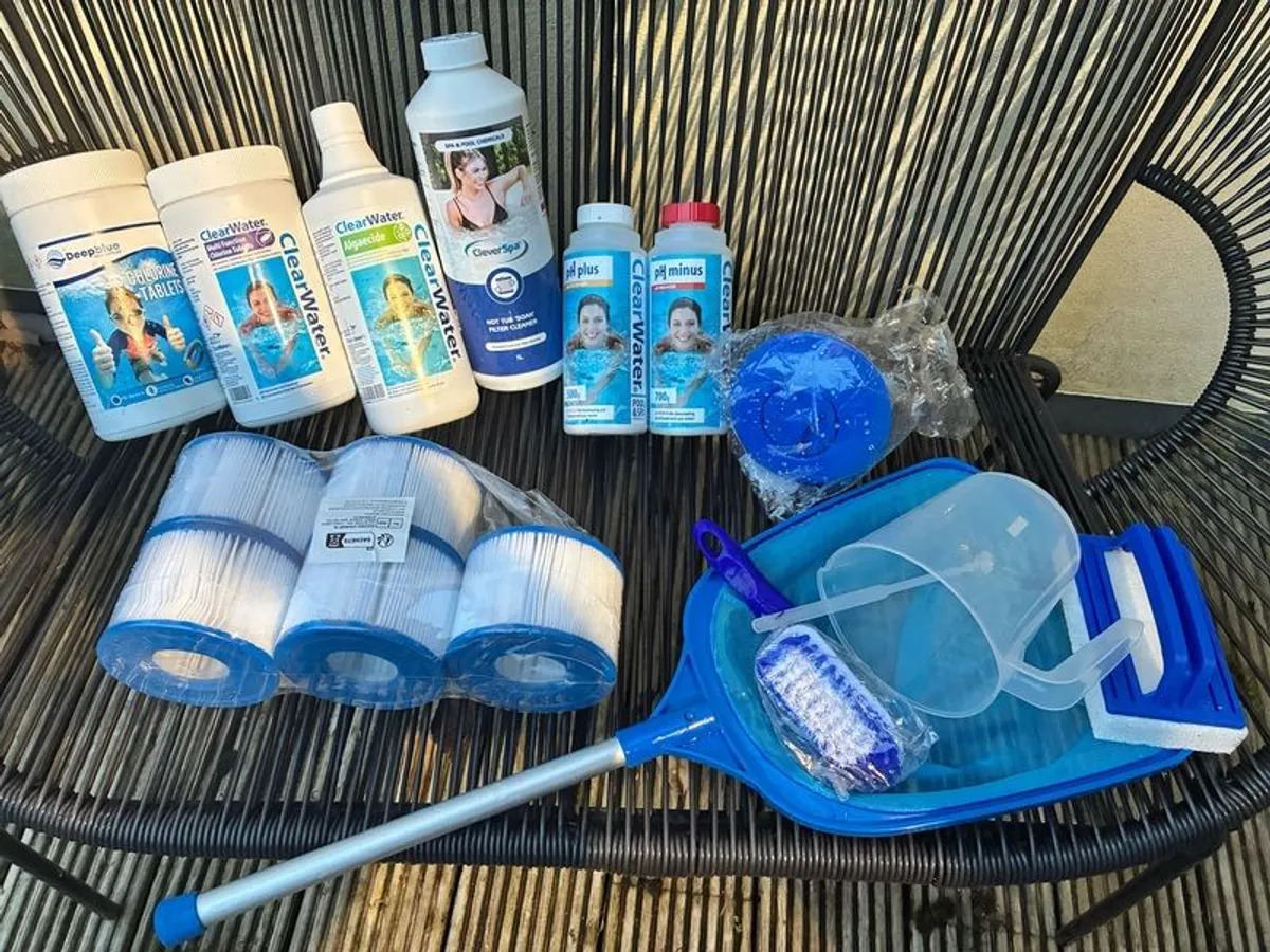 hot tub chemicals & accessories