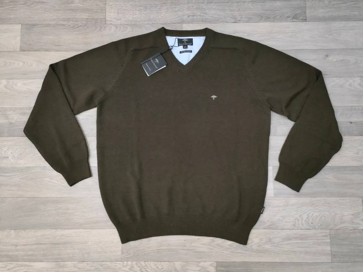 NEW Fynch Hatton Supersoft Cotton Jumper Mens M/L - Image 1