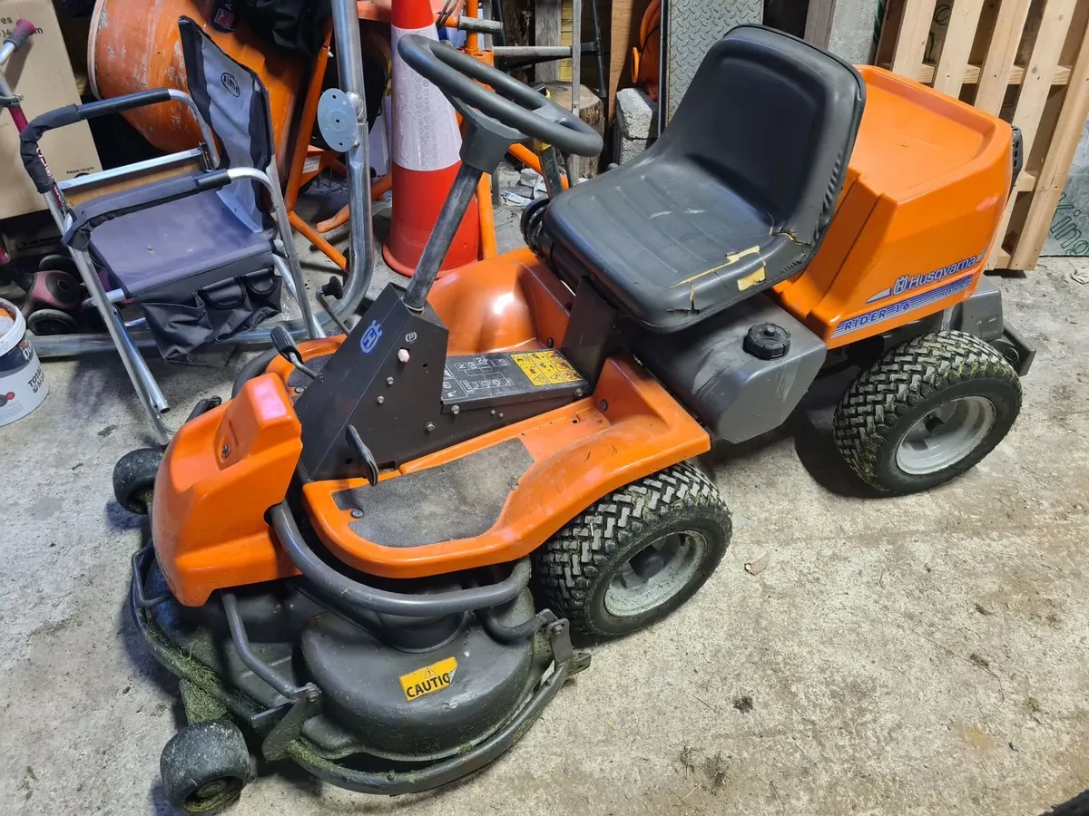 Garden Husqvarna Rider16 Mower - Image 1