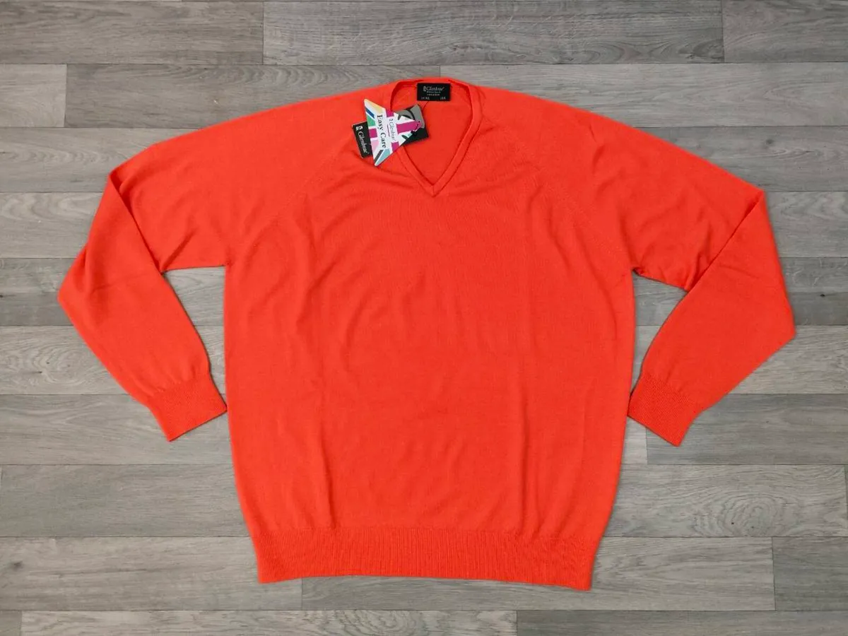 NEW Glenbrae Merino Wool Golf Jumper Mens XL - Image 1