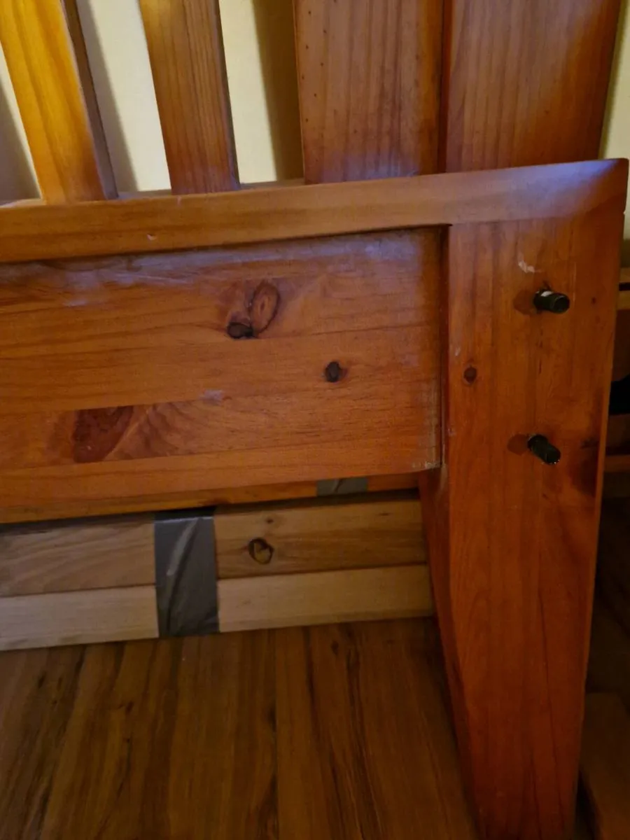 Solid timber queen sized bed! Need gone asap! - Image 3