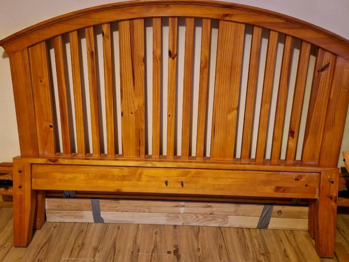 Solid timber queen sized bed! Need gone asap! - Image 1